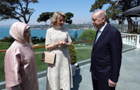 Cumhurbaşkanı Erdoğan, Kraliçe Mathilde'yi kabul etti