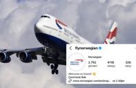 Maçı İngiltere kazandı, bahsi Norwegian Air kaybetti: Logo 24 saat değişti