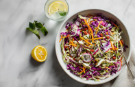 Çekirdek ve susamlı lahana salatası