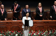 Peru'da devlet başkanlığı seçimini kazanan Keiko Fujimori yemin ederek görevine başladı