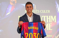Rodri resmen Barcelona'da: "Karakterime uygun bir kulübe geldim"