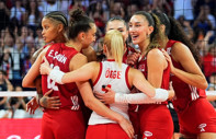 Almanya'yı 3-1'le geçti: Filenin Sultanları Avrupa Şampiyonası'nda 4'te 4 yaptı