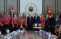 Cumhurbaşkanı Erdoğan, Filenin Sultanları'nı kabul etti