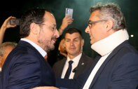Erhürman ve Hristodulidis barış festivalinde buluştu