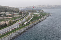 TCG Anadolu gemisine ziyaretçi akını