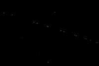 Starlink uydularının geçişi Isparta semalarında göründü