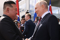 Kim Jong-un ile Putin uzay üssünde bir araya geldi