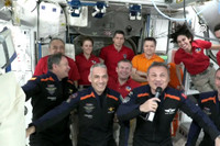 İlk Türk astronot Gezeravcı ISS'in karşılama töreninde konuştu
