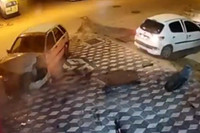 Isparta'da bir iş yerine iki yılda 9 kez araba çarptı