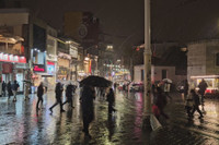 İstanbul'da beklenen kar yağışı başladı