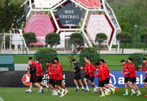 A Milli Futbol Takımı hazırlık maçında Kuzey Makedonya karşısında