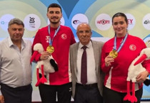 Şimal Yılmaz ile Fahrettincan Er, 23 yaş altında Avrupa şampiyonu oldu