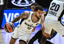 Maccabi Tel-Aviv'i farklı yenen Beşiktaş, EuroLeague'de ilk kez 100 sayı barajını aştı