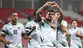 İrlandalı futbolculardan İsrail maçında Gazze protestosu