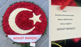 Bahçeli'den Hacıosmanoğlu'na 'yalnız değilsin' çiçeği