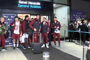 A Milli Futbol Takımı Türkiye'ye döndü