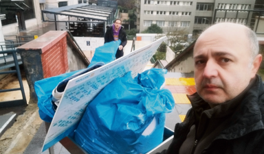 Boğaziçi’nin bilim merkezi TETAM çöp torbalarıyla boşaltıldı
