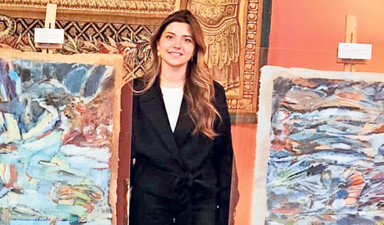 Genç yetenek Ayşe Naz Yardımcı denizlerin çığlığını eserlerine taşıdı