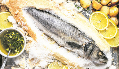 Tuzda balık: Sulu ve nefis