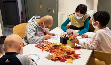 Kanserli çocuklar tedavileri süresince İyilik Evi’nde kalıyor