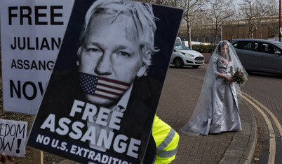 WikiLeaks'in kurucusu Assange hapishanede evlendi