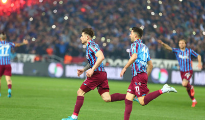 Trabzonspor'un şampiyonluk kutlamalarından kareler