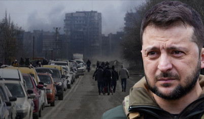 Zelenskiy: Bugüne kadar 350 bin sivil tahliye koridorları üzerinden kurtarıldı