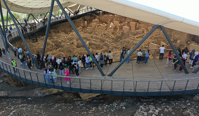 Göbeklitepe'de günlük ziyaretçi rekoru