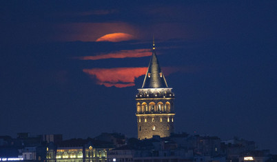 İstanbul'da Süper Ay