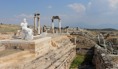 Pamukkale'deki Cehennem Kapısı 1500 yıl sonra açıldı