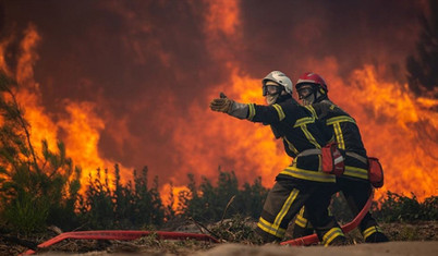 Fransa'da Gironde'daki yangınlar, 10'uncu gününde hala kontrol altına alınamadı