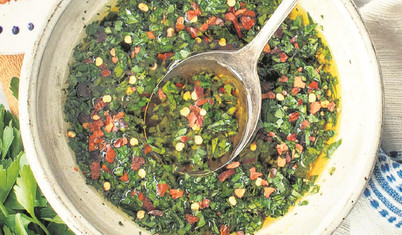 Zahterden chimichurri’ye