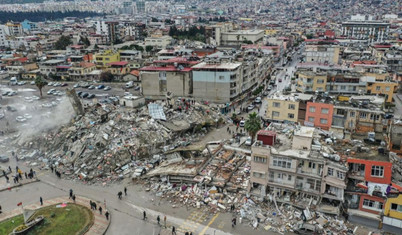 Havadan çekilen fotoğraflar yıkımı gözler önüne serdi