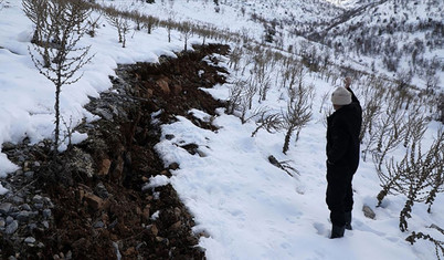 Malatya'da 2 ila 10 metre derinliğinde yarıklar oluştu