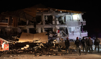 Hatay'daki 6,4 ve 5,8 büyüklüğündeki depremler sonrası ilk görüntüler