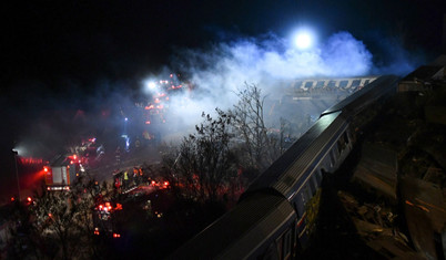 Yunanistan'da tren kazası: 32 kişi hayatını kaybetti