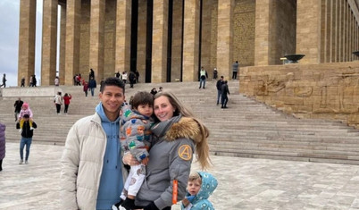 Kolombiyalı futbolcu Alexis Perez'den Anıtkabir'e ziyaret