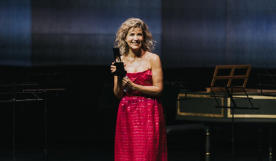 İstanbul Müzik Festivali'nde 'Yaşam Boyu Başarı Ödülü' Anne Sophie Mutter'e verildi