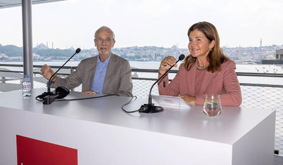 İstanbul Modern yeni müze binasının mimarı Renzo Piano’yu ağırladı