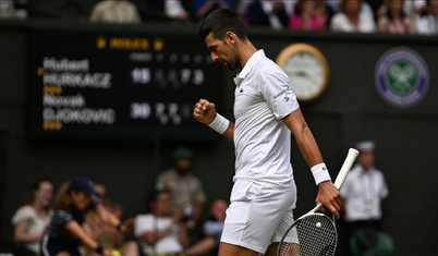 Wimbledon tek erkeklerde Djokovic ve Sinner yarı finalde