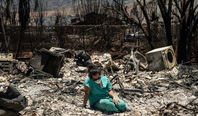 NYT fotoğraflarıyla Hawaii'de son durum: Tatil cenneti küle döndü