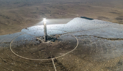 Bilim kurgu eserinden fırlamış gibi: 260 metre yüksekliğindeki solar-termal kule Ashalim