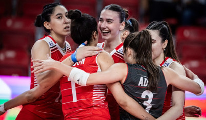 21 Yaş Altı Kadın Voleybol Milli Takımı, İtalya'ya yenildi