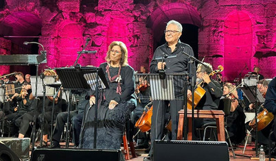 Zülfü Livaneli ve Maria Farantouri Atina'da konser verdi