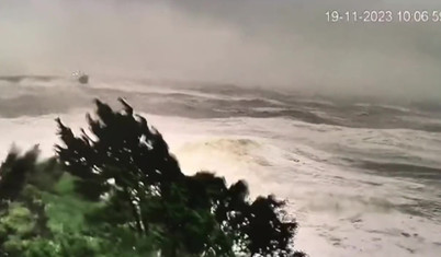 Zonguldak'ta batan geminin son anları