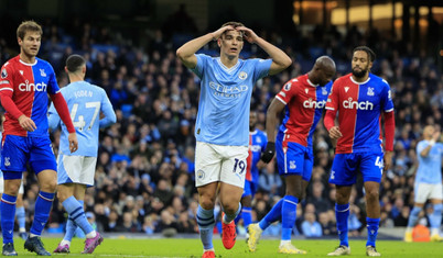 Manchester City'ye 90+5'te soğuk duş: 2-0 öne geçtiği Crystal Palace maçında 2 puan bıraktı