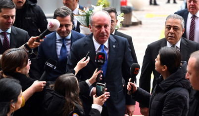 Ankara'da Özgür Özel-Muharrem İnce görüşmesi