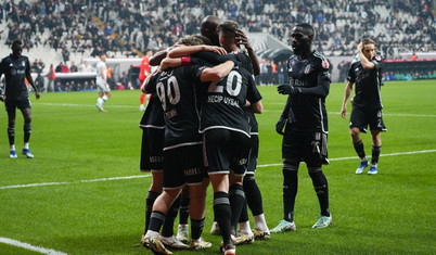 Konyaspor'u iki golle geçti: Beşiktaş kupada yarı finalde
