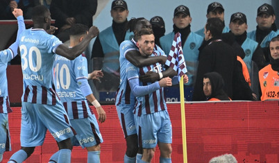 Visca'nın golüyle turladı: Trabzonspor kupada yarı finalde