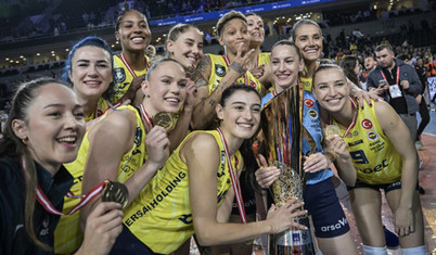 Kupa Voley'de şampiyon Fenerbahçe